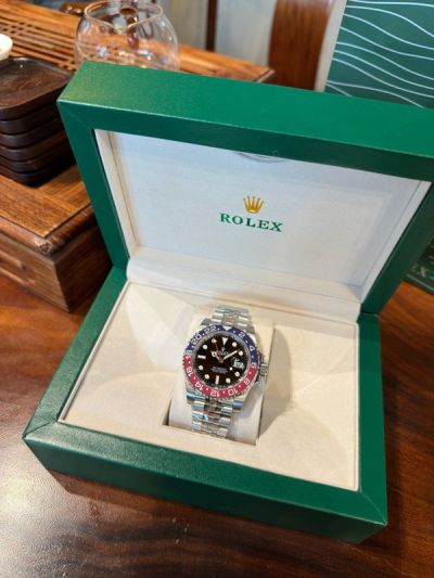 ROLEX Imported 904L Steel 3186 or 3285 Automatic Movement Black Watch